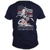 I Fear No Evil St George Slay Dragon Thin Red Line US Flag T Shirt Short Sleeve 100 Cotton Casual Tshirts Loose Top S3XL