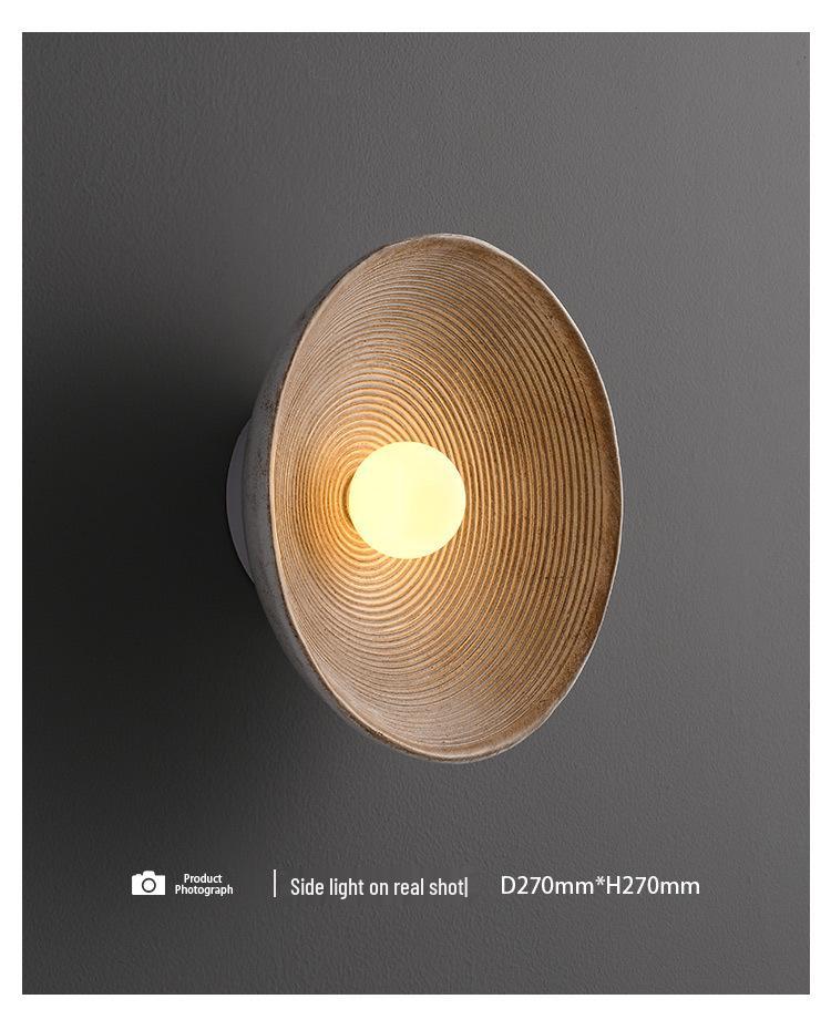 Wabi-Sabi Style Nordic Retro Wall Lamp for Living Room or Corridor
