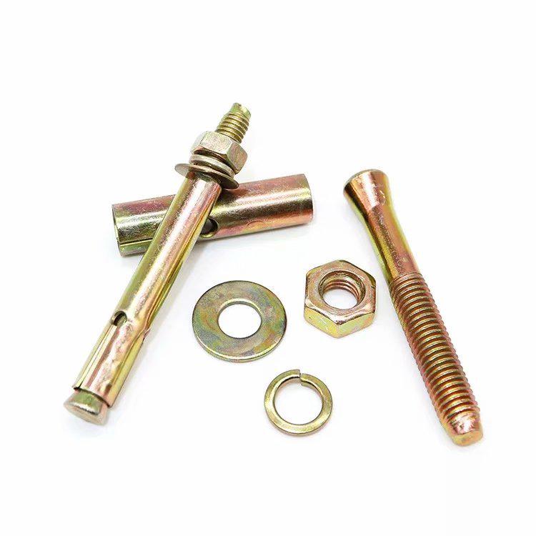 National Standard Expansion Bolt M6/8/10/12 - Color Plated Drop-in Anchor Screw