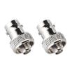 2 Pcs SMA Female To BNC Female Convert Adapter Connector