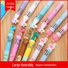 Pink Swan Ten-Color Ballpoint Pen - Creative Student Doodle Pen