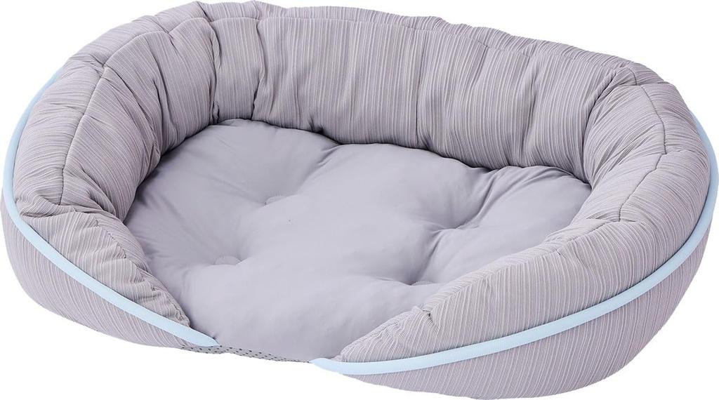 Petio Cool and Relaxing Bed for Dogs and Cats, Square HNA L, Light Gray