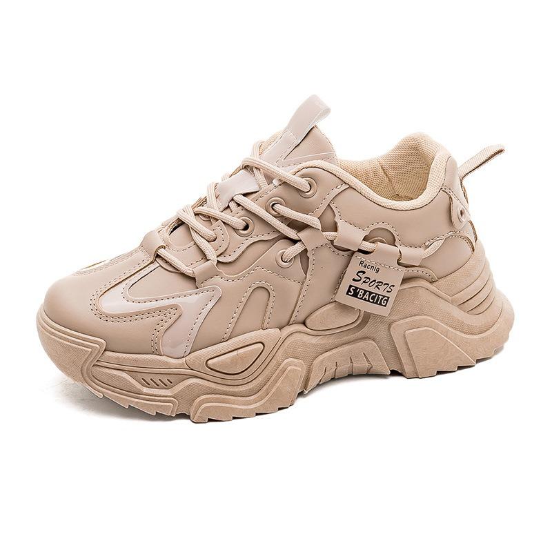 Thick-soled Heightening Women's Shoes Dad Shoes Light and Non-slip Small Casual Sports Shoes Spring and Autumn New Shoes