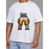 Weißes T-Shirt Bier ruft mit Bierkrügen und Telefonknöpfen Design für Freizeitkleidung