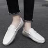 Lightweight Leather Penny Loafers Men Casual Shoes Slip On Flats Youth Man Shoes Breathable Driving Footwear Sapato Masculino