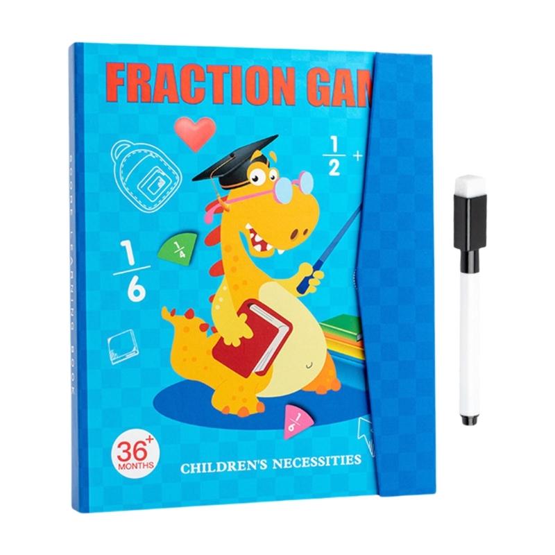 

Magnetic Fraction Tiles and Fraction Circles Activity Set Fractions Manipulatives Educational Puzzle Game for School 1