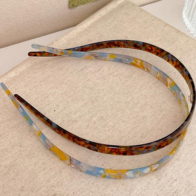 Multipurpose Acetate Hairband Simple High Crowns Headbands Multi Functional Hair Accessory For Fashionable Style 2025