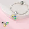 Charm Beads Original Copper Plated Starry Sky Sunflower Pendant Beads Fit Fashion Bracelet Diy Fine Gift Item Women Delicate Jewelry