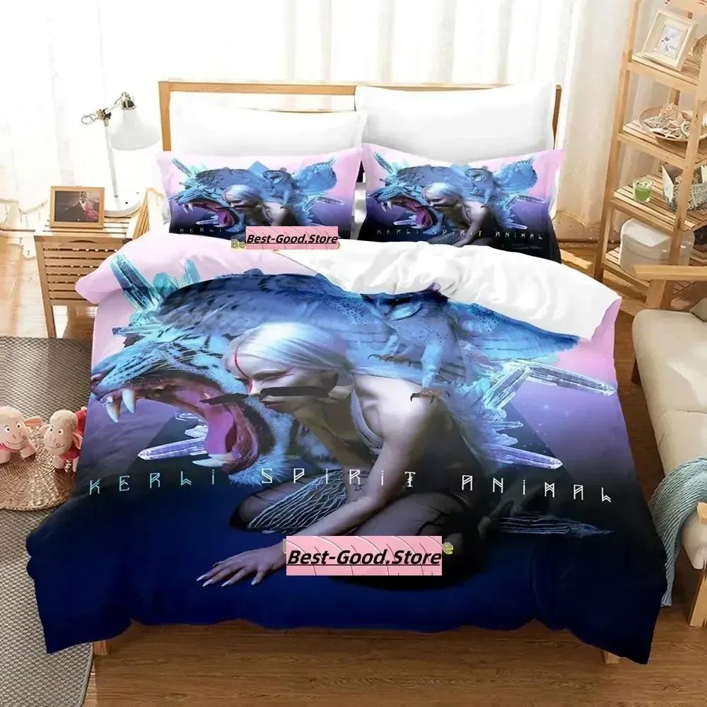 Popular Kerli Bedding Set Single Twin Printed Bed Set With Pillowcase Bed Duvet Cover Soft Single Double Queen Super King Size