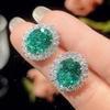 Jewelry Simulation Bird'S Nest Chepala Green Vintage Jewelry Set Main Stone 15 * 20-13 * 18