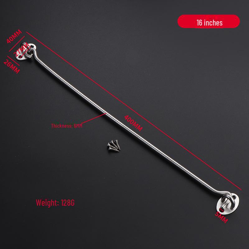 Wooden Window Windproof Stainless Steel Hook for Sliding Doors