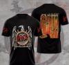 Popular Rock Band Slayer T-shirts 3D Print Men Women Casual Short Sleeve Round Neck T Shirt Oversized Tees Tops Unisex Clothing