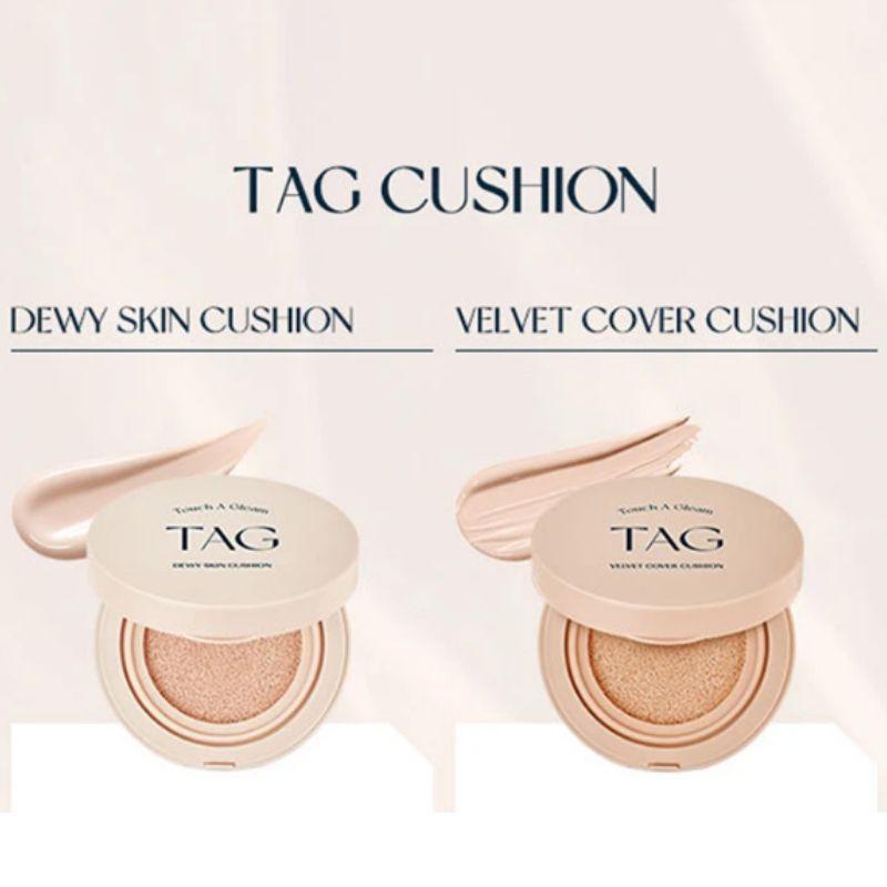 TAG Velvet Cover Cushion 15g – Smooth Coverage Velvet Finish Cushion Foundation | 2 Shades