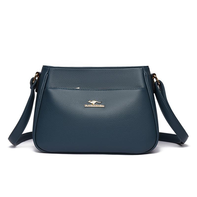 New simple retro shoulder bag women's texture commuting fashionable niche messenger bag versatile popular mother bag