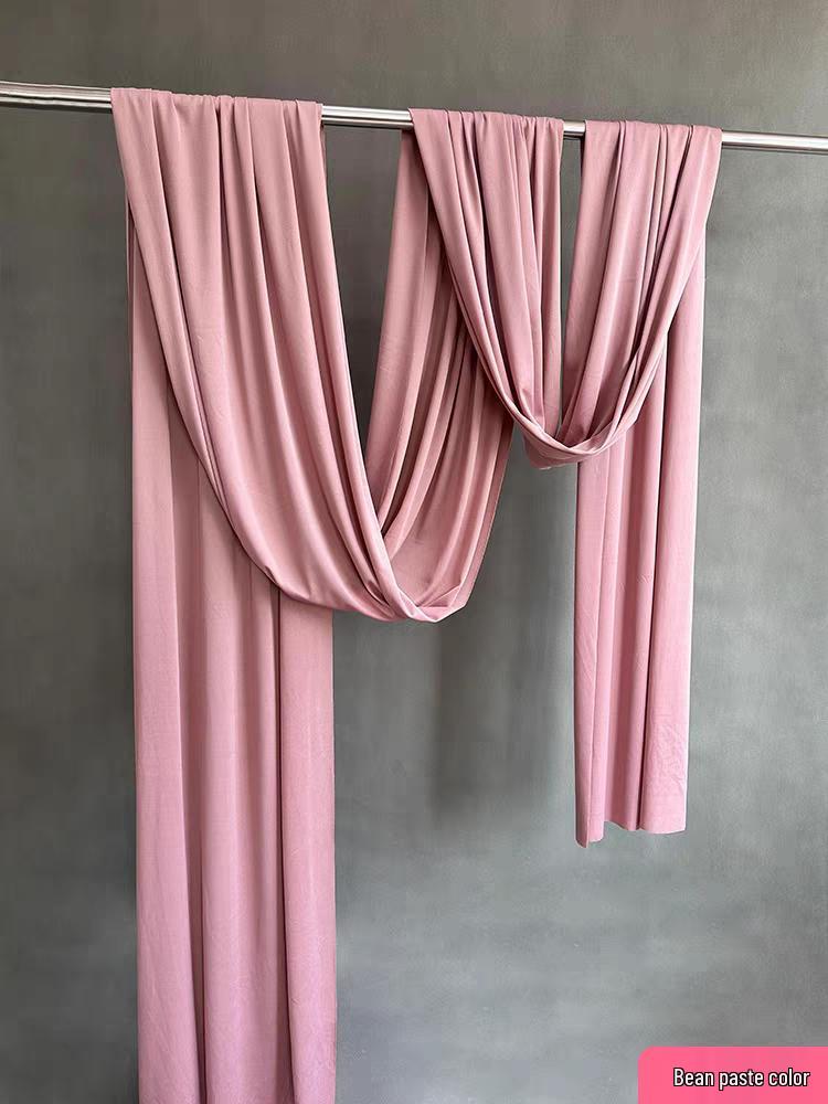 Matte Seiden-Stretch-Stoffe für Hochzeitsvorhänge und Hoteldekoration