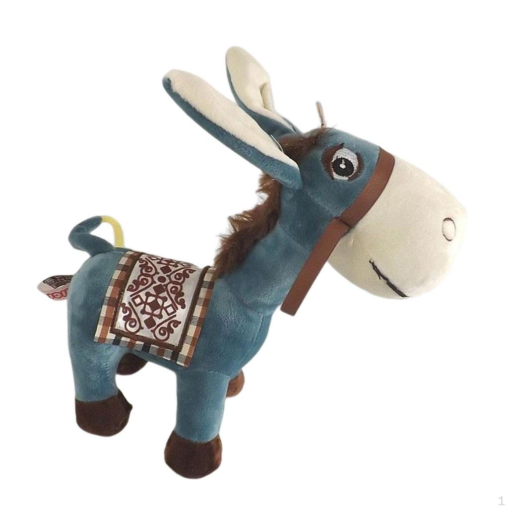 Doll Toy Little Donkey Stuffed Animal for Farmhouse Child