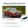 2x Für MINI COOPER Hatch F55 56 57 2014 ~ 2022 Auto Scheibenwischerblätter Arm Ersatz Windschutzscheibe Ohne Knochen rahmenlose Gummi Hohe