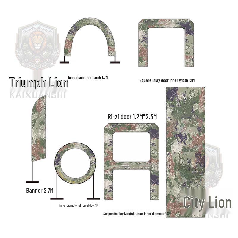 Triumph Lion FPV Drone Racing Obstacle Course Elements