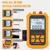 Mini Optical Power Tester Network Cable Tester Portable Handheld Optical Power Meter with 5km Red Light -70~+6dBm