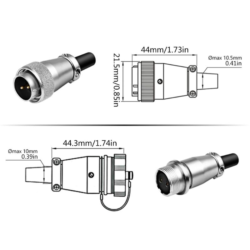 Professional WS16 ZQ Female Plug Industrial set Aviation Plug set Secure & Stable Aviation Circular Connector set Metal