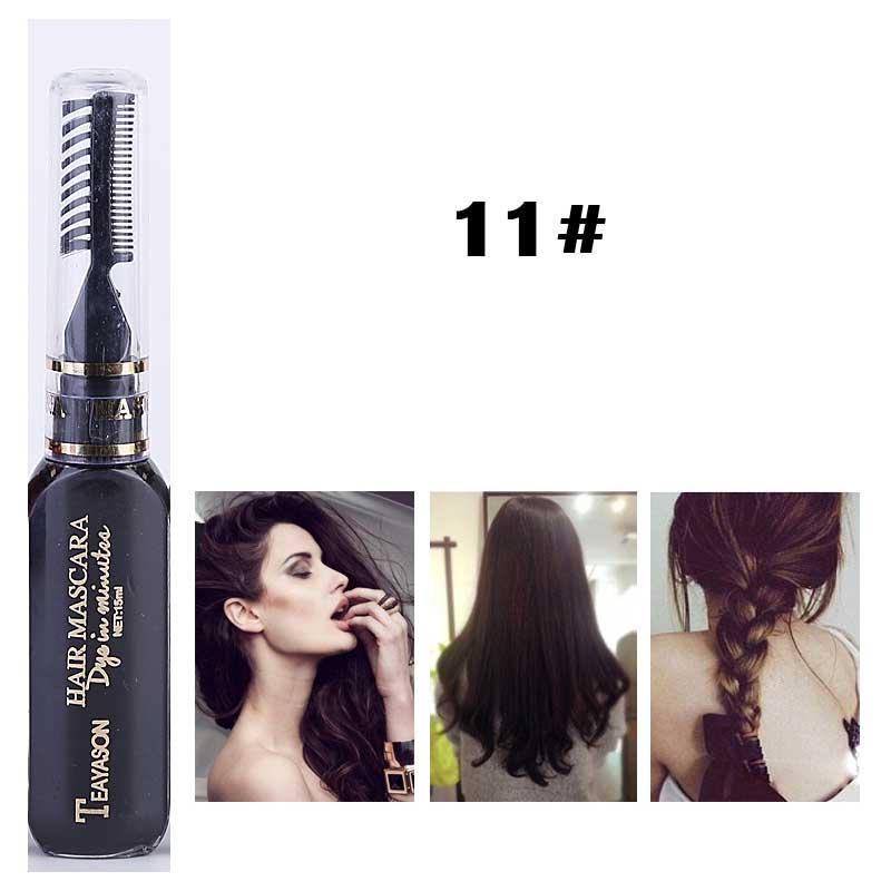 13 Colors One-time Hair Color Hair Dye Temporary Non-toxic DIY Hair Color Mascara Dye Cream Pigments
