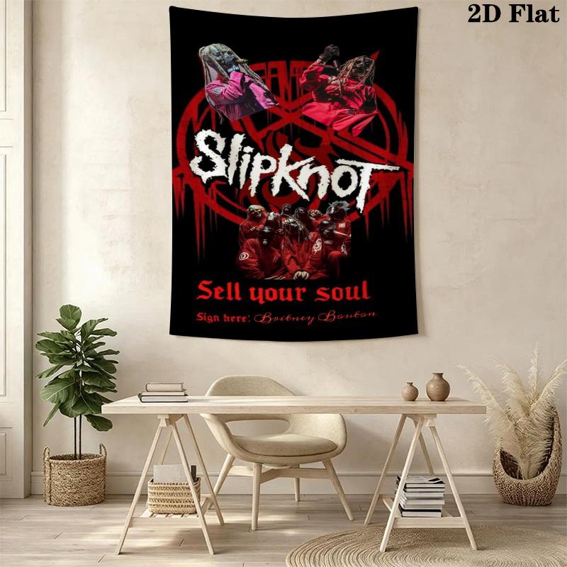 Slipknot All Hope Gone Tapestry Background Cloth Wallmounted Wall Covering Decoration Background Cloth Home Decor