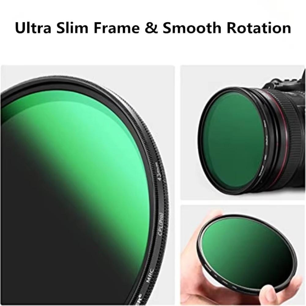Multiple sizes CPL Filter Metal and Resins Polarizing Filter Camera Lens Filter  Outdoor Shooting