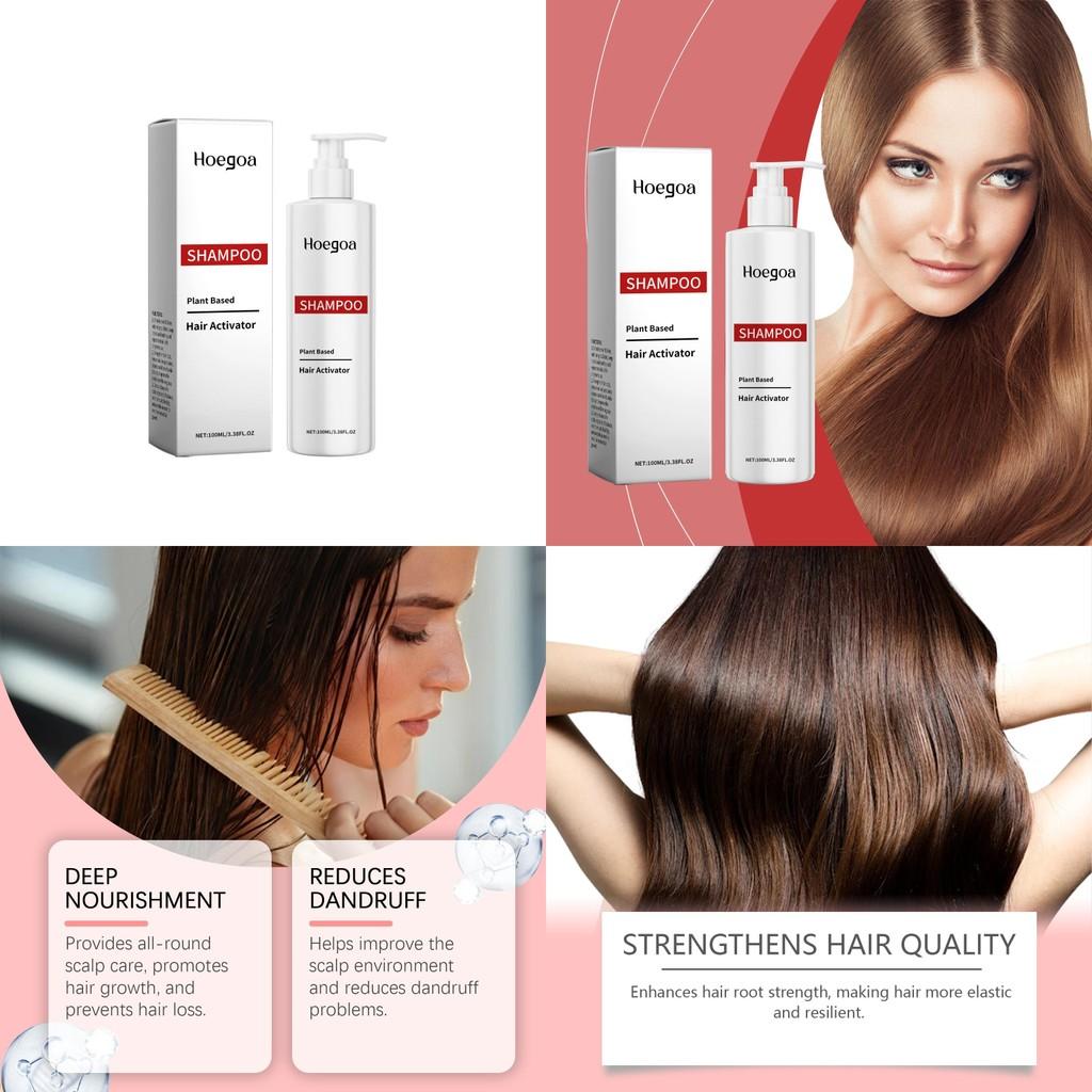 Hoegoa Nourishing Shampoo For Moisturizing And Strengthening Hair With Refreshing Cleanliness