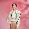 Luxury Mulberry Silk 70cm Square Scarf - Perfect Custom Gift for Mother's Day or Teacher's Day