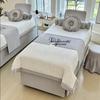 Luxuriöses Ganzjahres-Schönheitsbett-Abdeckungsset für Salons & Therapie