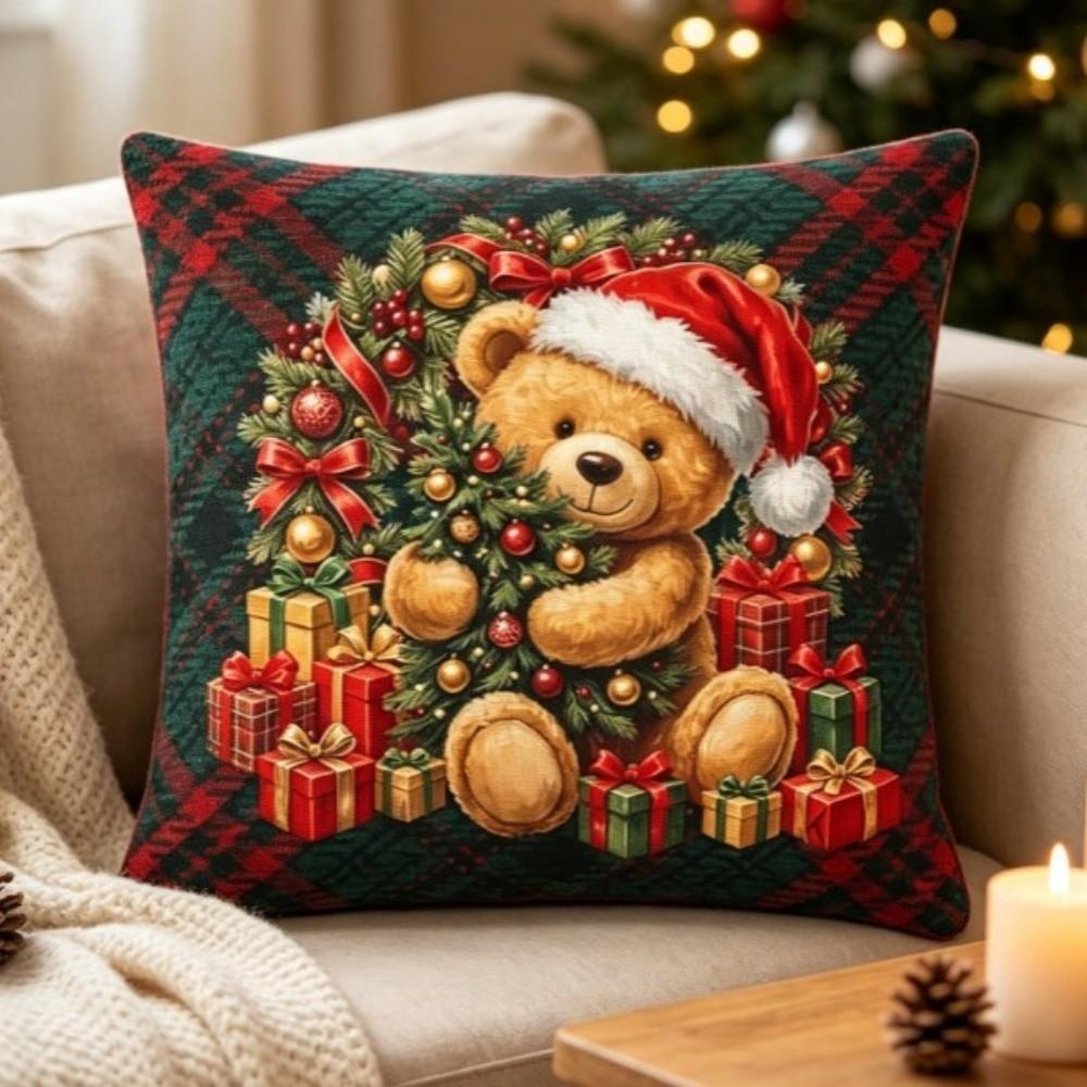 Christmas Pillow Cover Christmas Pillow Cover Cushion Pillowslip Throw Pillow Cover Home Decor