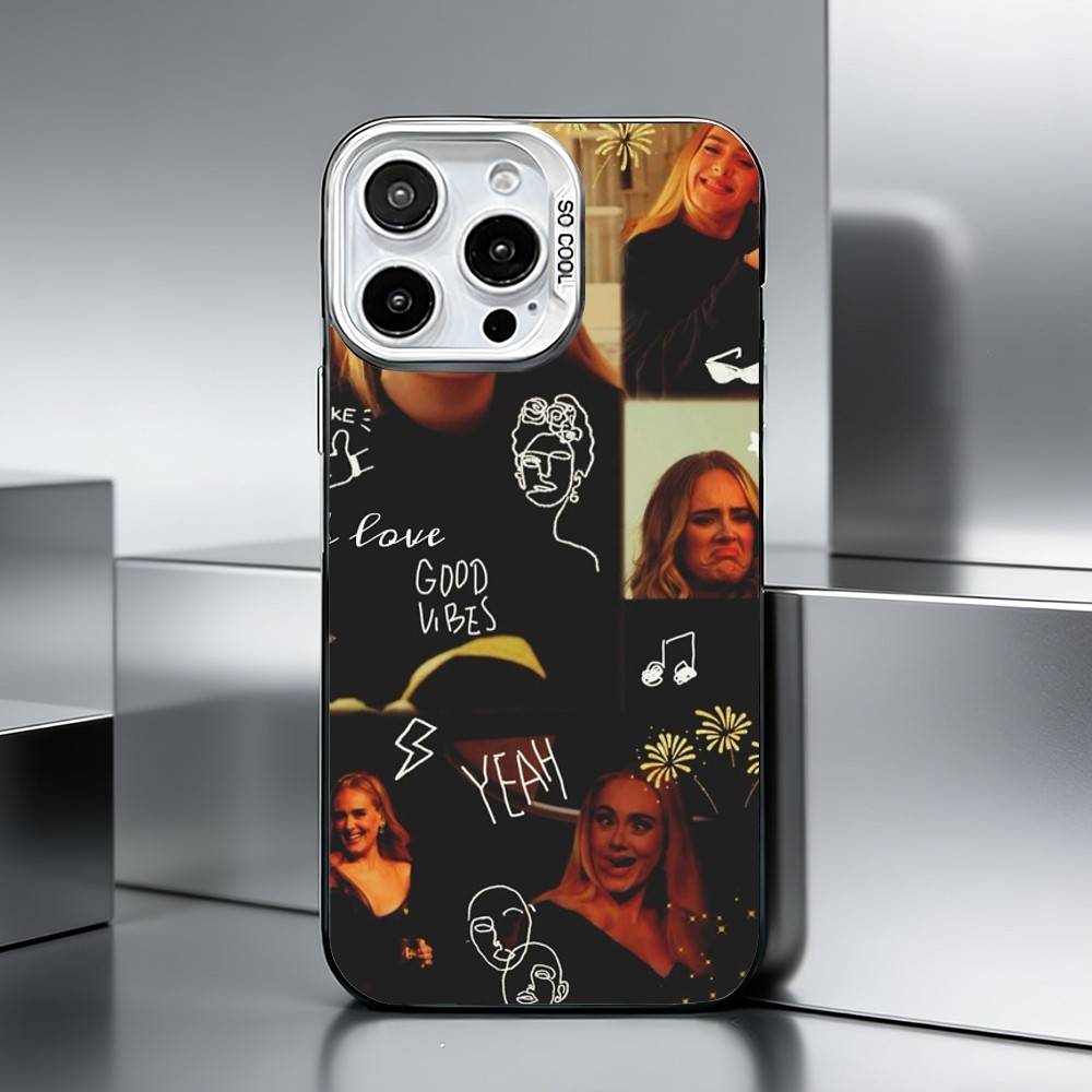 Singer idol A-Adele A-Adkins-AA   Phone Case For iPhone 17,16,15,14,13,12,11 Plus,Pro Max,XS,Colored silver phone case