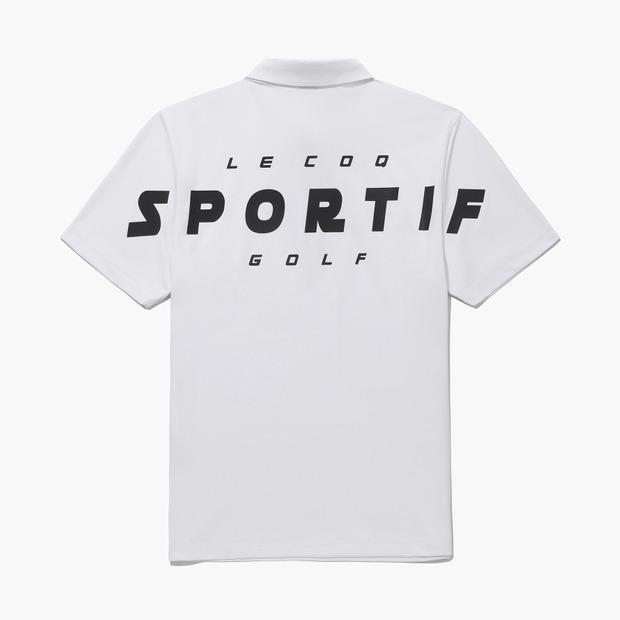 LECOQ GOLF Men'S Bold Lettering Performance Short Sleeve T-Shirt (Gq121Mts34)