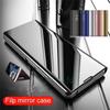 Spiegel Flip Handyhülle Für Xiaomi Redmi Note 13 12 11 10 9 8 Pro Plus Funda Für Redmi Note 12 Turbo 12S 11S 9T 8T Carcasa Abdeckung