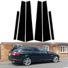 VÂNZARE FIERBINTE 6 buc auto ușă geam coloană BC pilon stâlp capac ornamente PC material autocolant pentru Jaguar XF Sportbrake 2008-2015