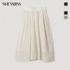 [She S miSS] Pleated Flare Long Skirt SwwSkp22110