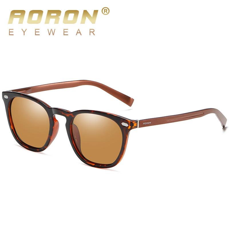 aoron Fashion TR Polarized Color-changing Sunglasses Aluminum Magnesium Sunglasses Night Vision Goggles