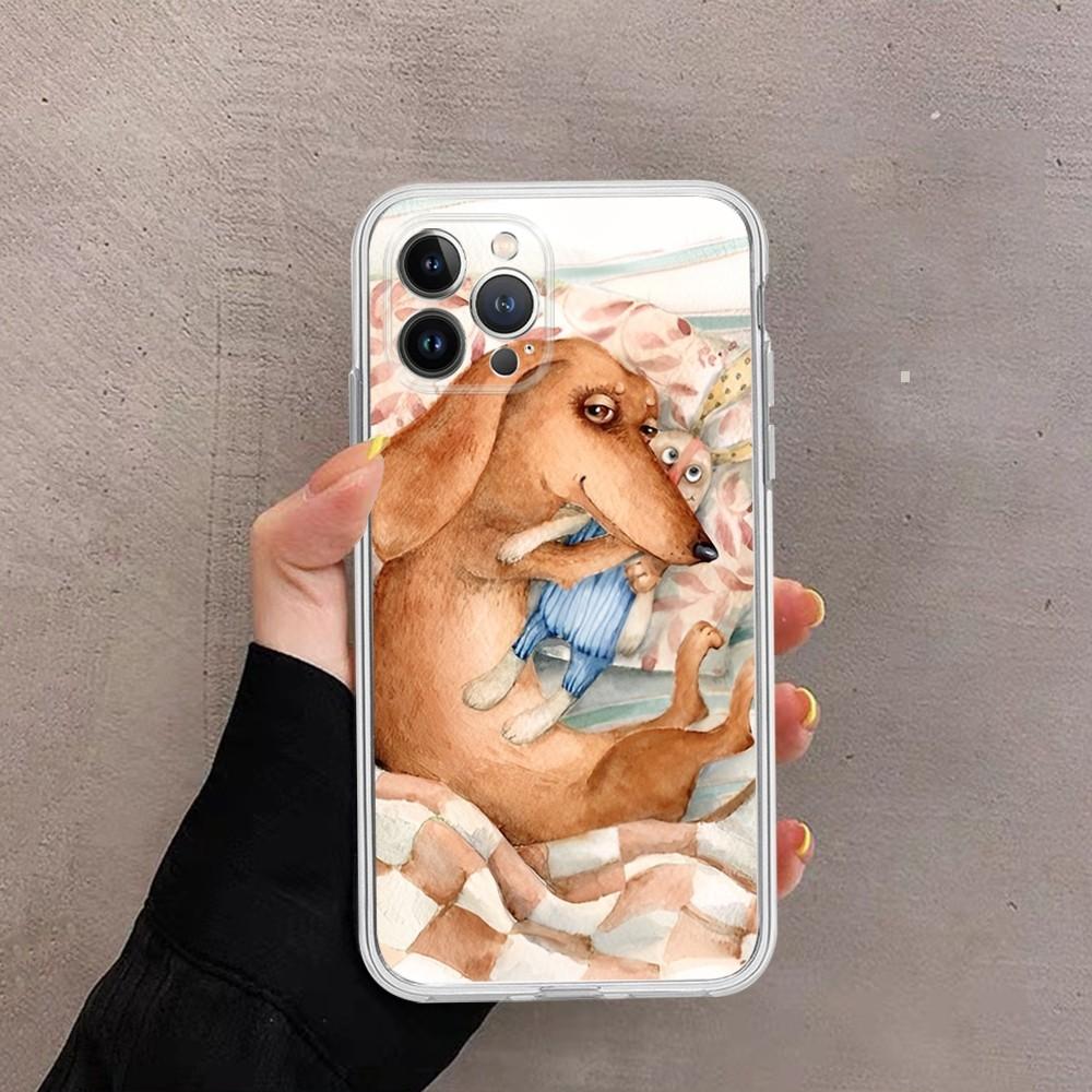 Dachshund Dog Phone Case For iPhone 14 11 12 13 Mini Pro XS Max Cover 6 7 8 Plus X XR SE 2020 Funda Shell