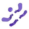 Game Controller Paddles 4 Stainless Steel Thumb Sticks and 1 Direction Pad Replacement for Elite Series 2 Dark Purple