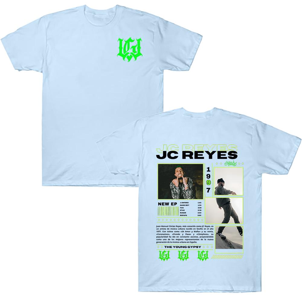 

Rapper Jc Reyes Album Tour 2025 Graphic T Shirts for Men Women Harajuku Hip Hop Fashion Cotton Tees Casual Oversized Streetwear L