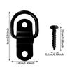 Laderaumnetz Haken Set - Auto Kofferraum Befestigungsclips, Aufbewahrungshalter | 4er Pack