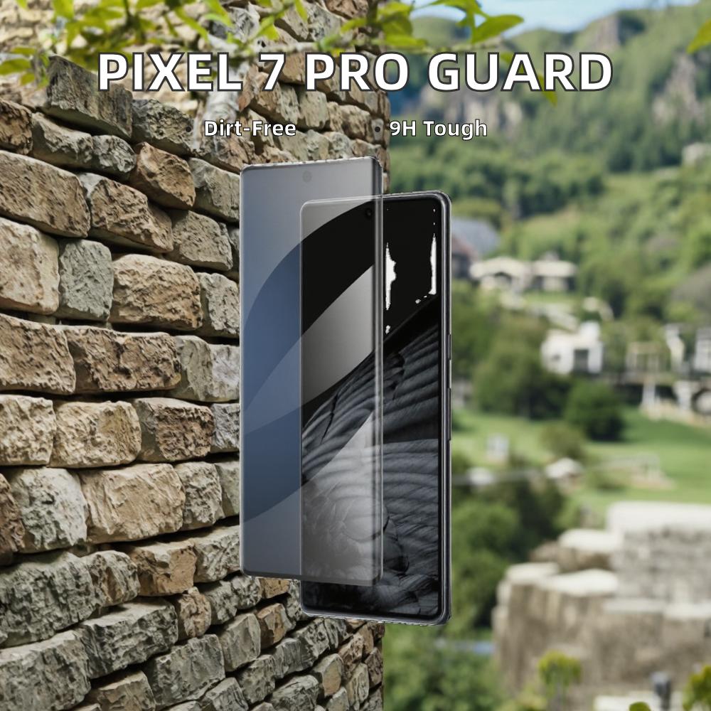 New Arrival 2.5D 3D Curved Edge HD Tempered Glass Screen Protector for Google Pixel 7 Pro 9H Hardness Mobile Phone Grad