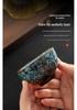 Ceramic Tea Cup Set: Master Kiln Change, Six Colors, Tea Tasting Gift Box, Souvenir & Business Gift.
