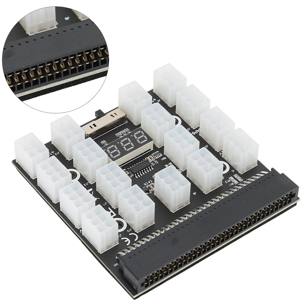 Power Supply Board Adapter 17 Position Distribution Converter   PCB Module 12V