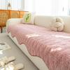 Sofa Cover Mats Winter Thickened New Simple And Comfortable Seat Cushion Plush Warm Anti-Cat Scratch Sofa Cover Couch Protector