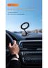 Magnetic Rotating Phone Holder for Car Dashboard - Strong Zinc Alloy with Magsafe Back Sticker