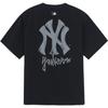 MLB New York Yankees SS26 Emstreet Logo Crew Neck Short Sleeve T-Shirt Unisex T-Shirt 3ARSB0263-50BKS