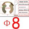 65Mn L-Shaped Open or Elastic Retaining Ring, E-Shaped Retaining Ring