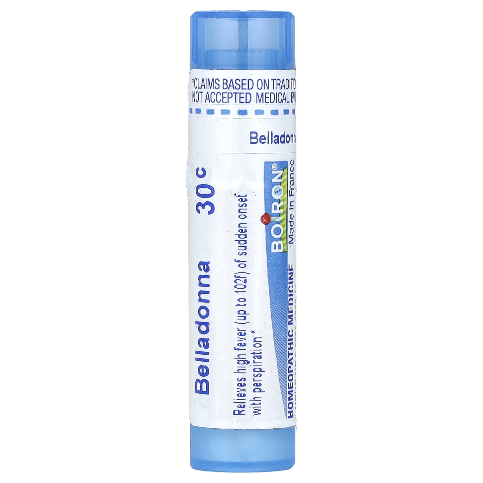 

Belladonna, 30C, fever reducer, about 80 pellets