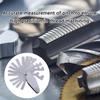 Stainless T Thread Gauge 29° Screw Gauge Thread Gauge Screw Measuring Tool for Industrial Measurement